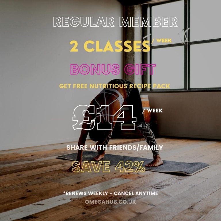Regular Indoor Yoga Membership Omega Hub