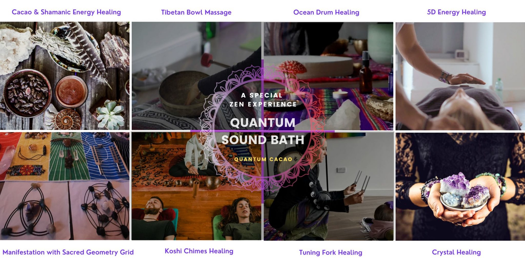 Cacao Sound Bath Bournemouth Super Early Bird Omega Hub